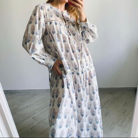 ZARA BOHO PRINTED TIERED DRESS - Picture 9 of 14